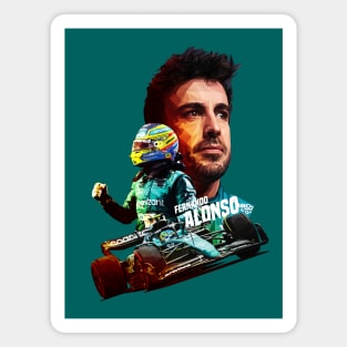 Fernando Alonso hot lap Magnet